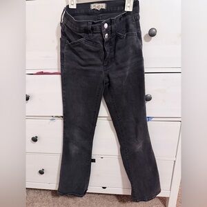 Madewell Women's Balck flare Jeans